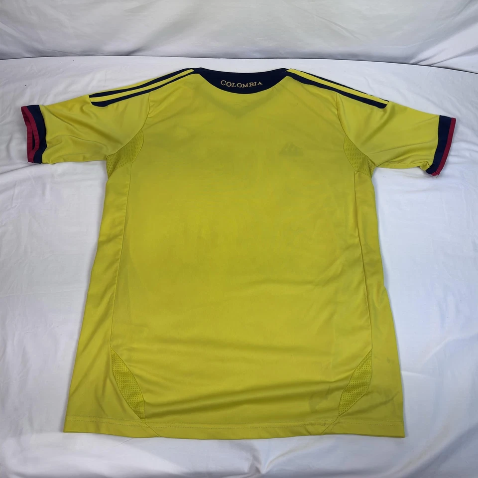 Camiseta Colombia Hombre Grande Amarilla Fútbol Fútbol Fútbol Camiseta Adidas Mundial Foto 2 de 4