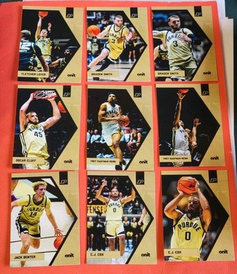 Braden Smith ROOKIE CARD PURDUE TEAM SET Loyer OMER MAYER Cluff TKR Cox BENTER