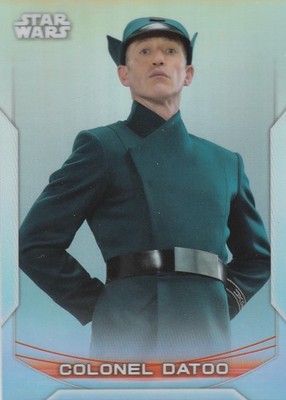2020 Star Wars Chrome Perspectives Base Refractor Colonel Datoo 31-R