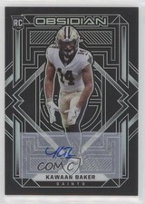 2021 Panini Obsidian Rookies Auto 37/199 Kawaan Baker #196 Auto 09j5