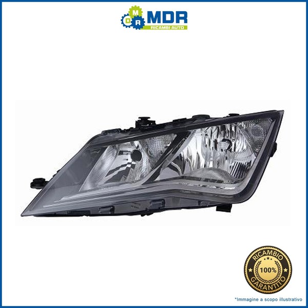 Scheinwerfer Vorne Links Parabel Schwarz - Links - Seat Leon 12-image