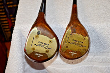 Vtg Orlimar Hand Made Persimmon Wood Set Driver / 1 S-Flex 4 Wood S-Flex RH