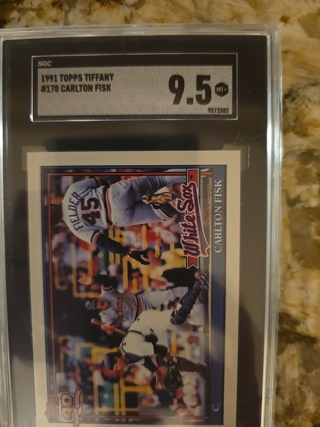 1991 Topps - Carlton Fisk #170 Collector's Edition (Tiffany)