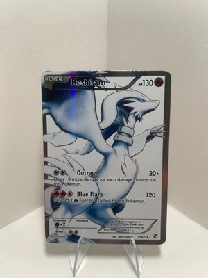 Pokemon Reshiram Full Art 113/114 Black & White Holo