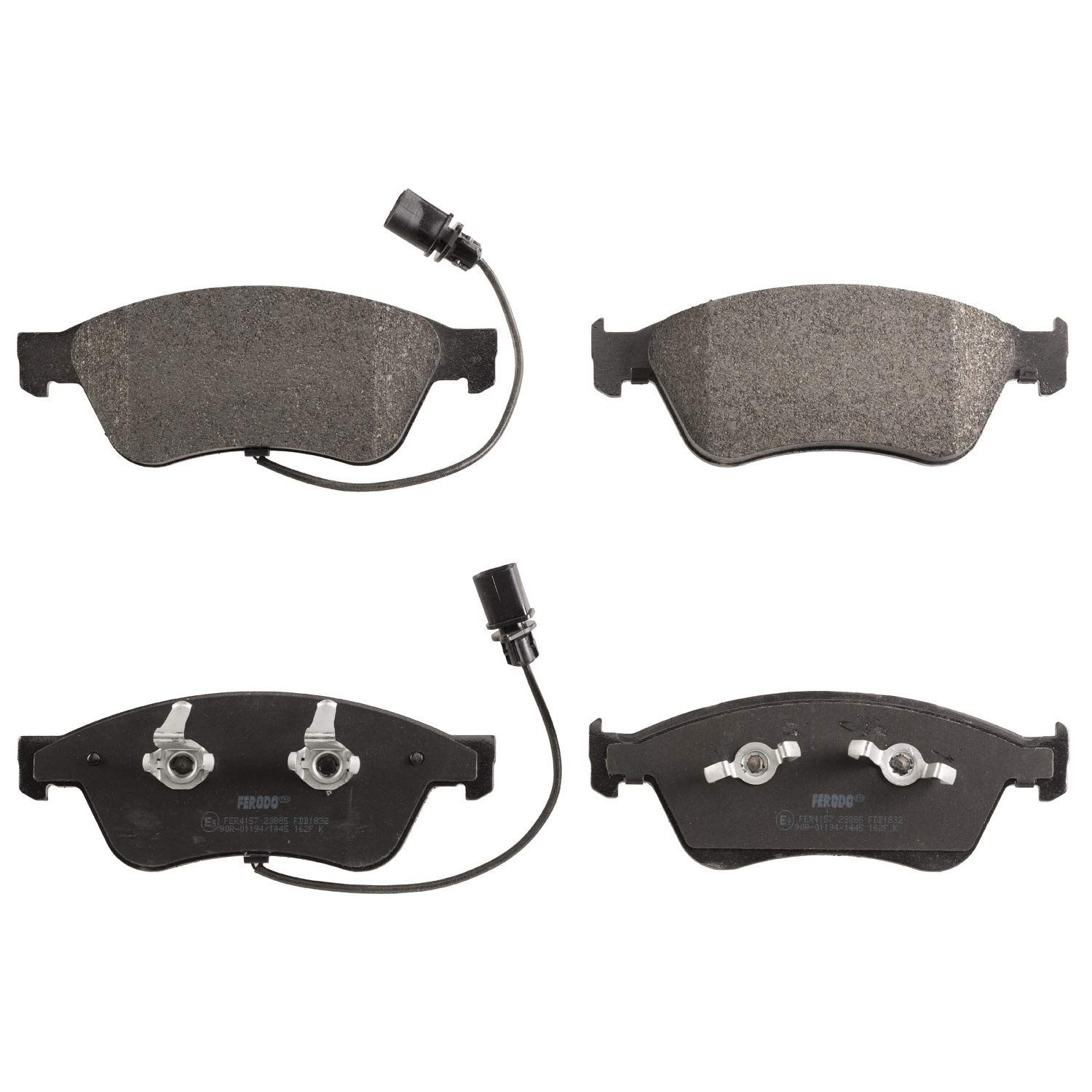 Ferodo FDB1832 - Front Axle - Disc Brake Pad Set, 1 unit - 1 Set of 4 Pads