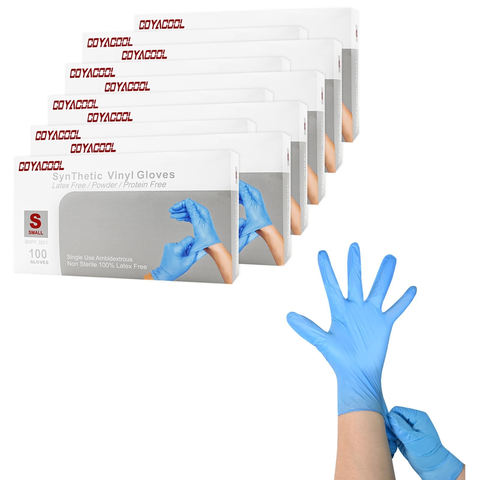 Small Nitrile Vinyl Blend Disposable Gloves Latex Free