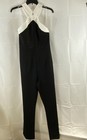 Express Women's Jumpsuit Black White Colorblock Halter NWT Sz L — photo 2