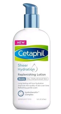 Cetaphil Sheer Hydration Replenishing Light Body Lotion Jumbo Bottle 16 fl oz