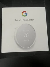Google Nest Smart Thermostat, Snow - GA01334-US