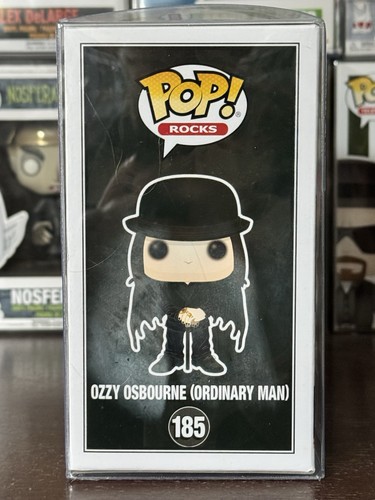 Funko Pop Figur Rocks Ozzy Osbourne 185 Ordinary Man Exclusive Mit Protektor - Bild 4 von 6