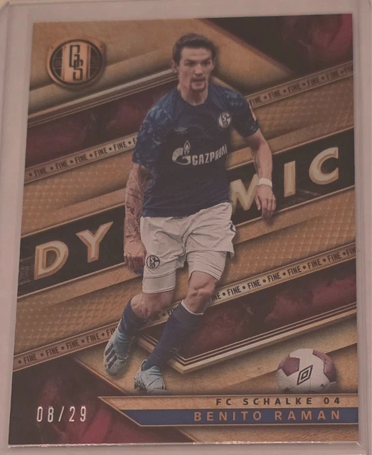 Benito Raman 2019-20 Panini Gold Standard Dynamic Fine /29 #D-21 FC Schalke 04