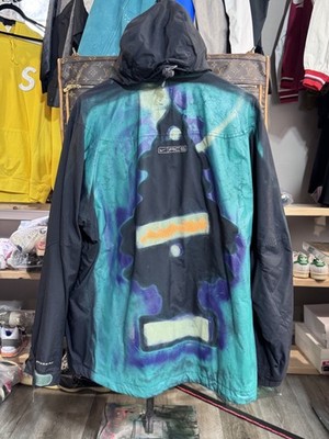 Vintage Nike ACG Jacket Mens XL  StormFIT 3 Hooded Ski Snowboard / Custom Paint