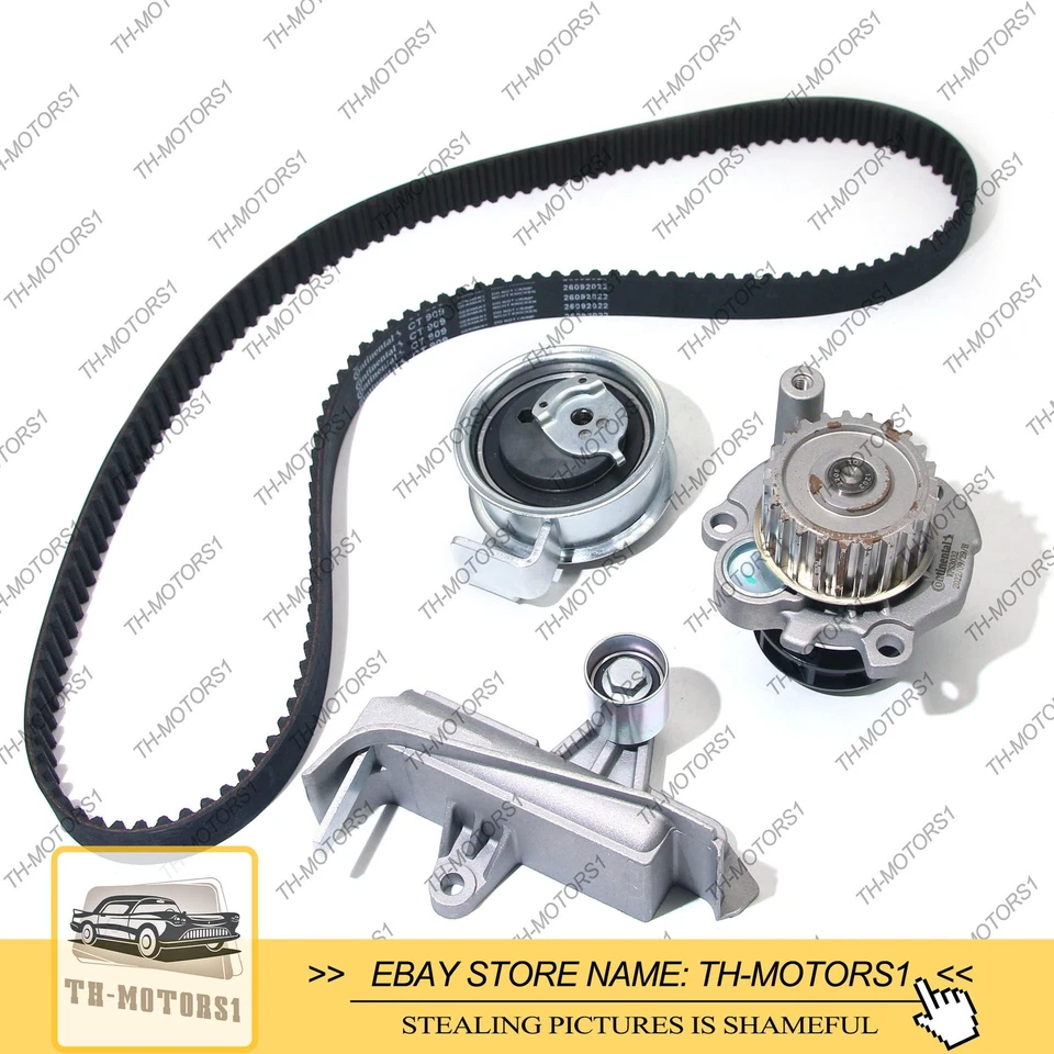Kit de correa de distribución OEM con bomba de agua para VW Golf Beetle Jetta 1.8T AUDI TT Quattro Foto 3 de 4