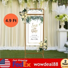 4.9 Ft Wedding Sign Stand Romantic Event Backdrop Rack Plant Stand Garden Arch