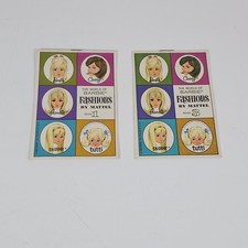 Vintage 1966 The World of Barbie Fashions Books 1  3 Mattel Magazine Promo Set