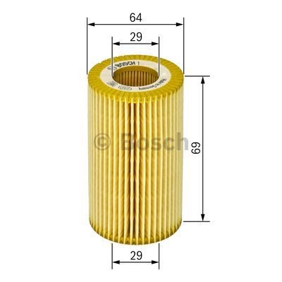 MOTOR ÖLFILTER BOSCH 1 457 429 249 P FÜR VOLVO S40 II,V50,C70 II,C30,V70 III - Picture 7 of 10