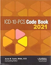 ICD-10-PCS Code Book 2021 Paperback Casto