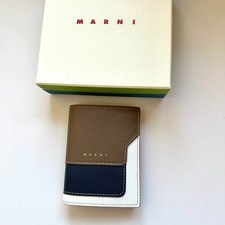 MARNI Authentic Leather Bifold Wallet Compact Wallet Excellent Condition