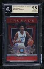 2019-20 Panini Prizm Draft Picks Crusade Red Coby White #61 BGS 9.5 GEM MINT pu3