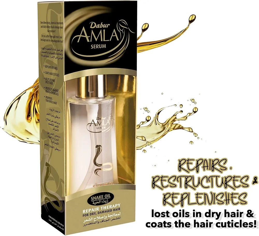 Dabur Amla Serum Snake Oil Control for dry and damage Hair 2 Packs X 50ml