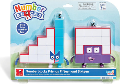 Numberblocks Friends Fifteen and Sixteen Figure Pack, Ages 3+
