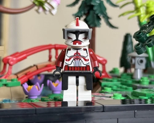 LEGO Star Wars Commander Fox Minifigure SW0202 – GREAT SHAPE w/ Black Kama