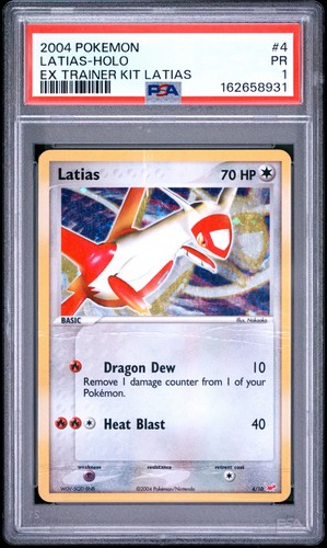 Latias graded PSA 1 for sale on eBay