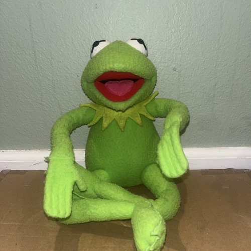 Kermit the Frog 19” Applause  Bendable Posable Plush Large Toy 1998 RARE.