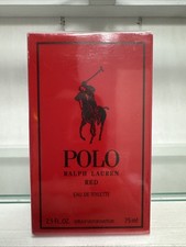 RALPH LAUREN POLO RED EAU DE TOILETTE SPRAY FOR MEN 2.5 FL OZ SEALED MR 1207