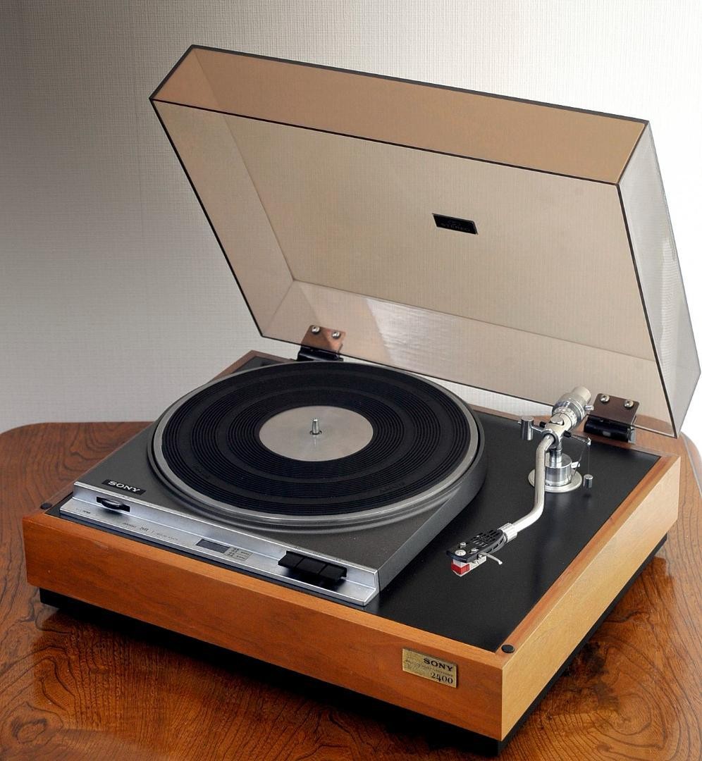 Sony PS-2400 Stereo Turntable Record Player DC Motor Belt
