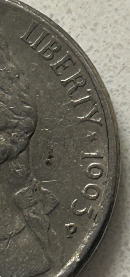 1993 P  JEFFERSON NICKEL-lots Of Errors On Date And In God We Trust On Rim - Image 3 of 4