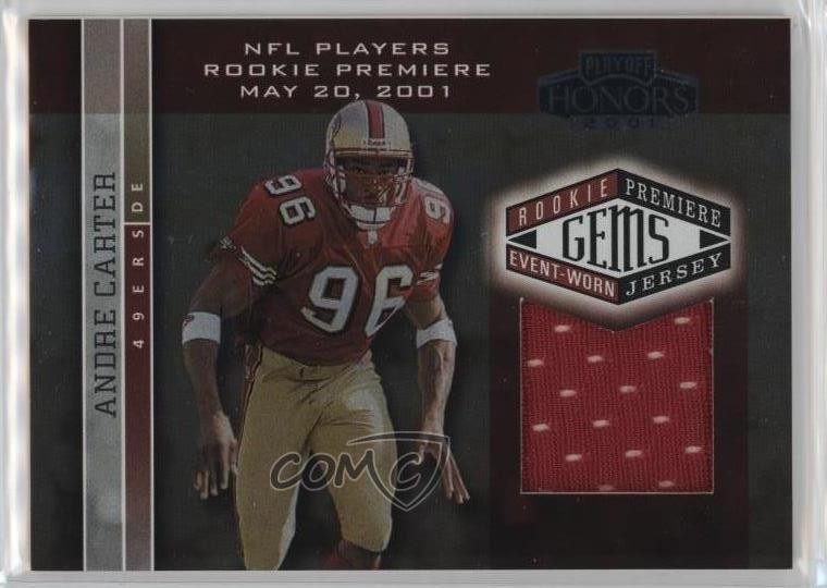 2001 Playoff Honors Rookie 499/725 Andre Carter #205 Rookie RC 2z8