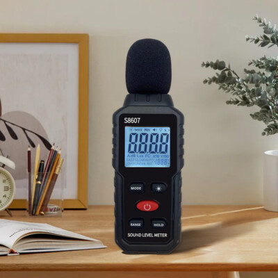 Akozon Decibel Meter GM1359 Digital LCD Sound Level Meter DB Meter Environmental Noise Tester With Noise Measurement Reader Range 30-130dBA Max/Min/Hold Data LCD Backlight Display