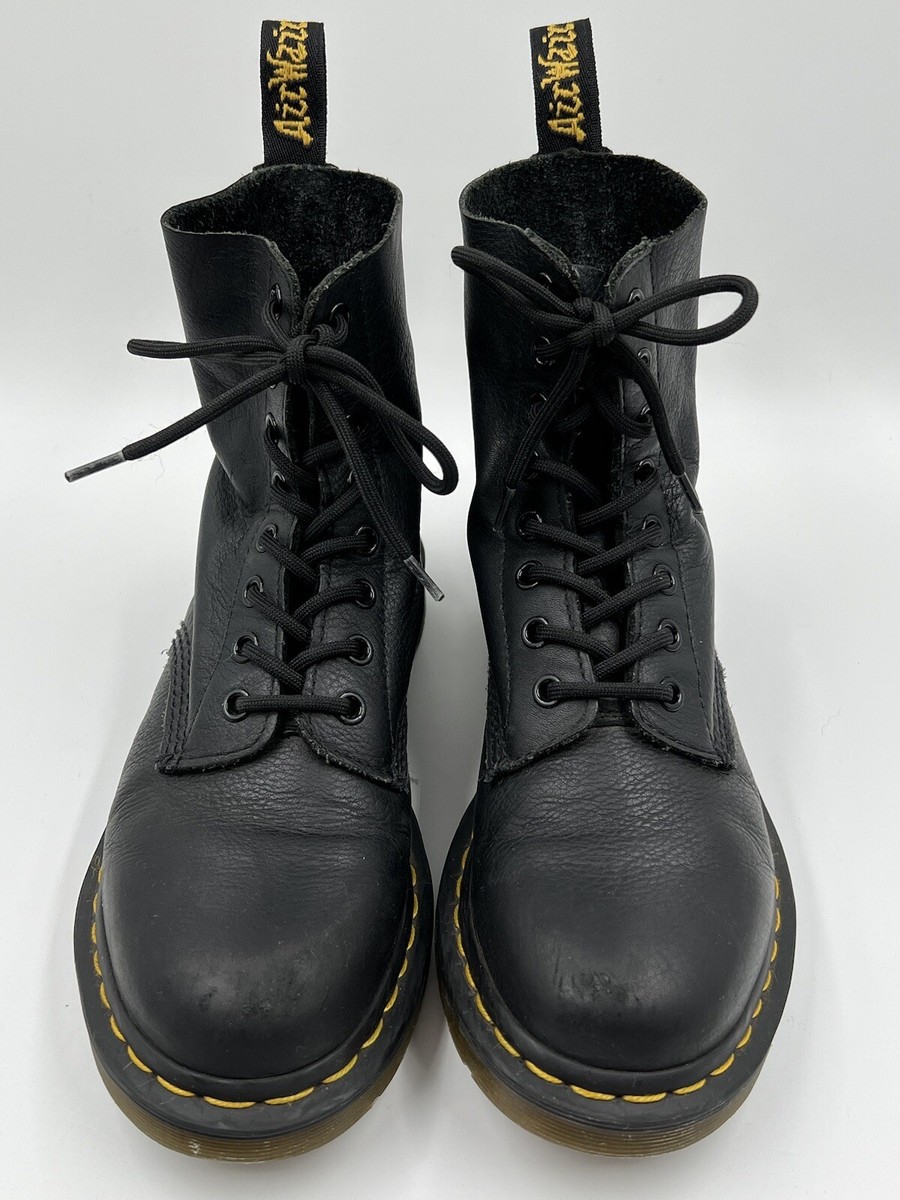 DR. MARTENS Boots Women's US 7 UK 6 1460 Pascal Leather Black