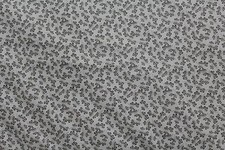 100 % Cotton fabric ~ Lt gray with gray design ~ BTY 