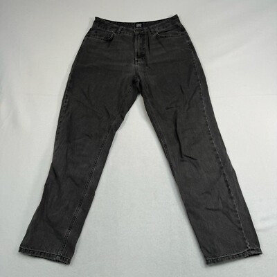 BDG Jeans Womens 29 Black Mom Straight Leg High Rise