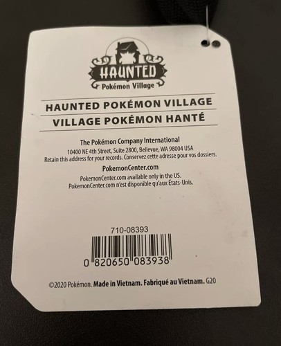 Pokemon Center Haunted Village Trick or Leckerbissen Tasche Halloween 2021 wiederverwendbare Tasche - Bild 4 von 4