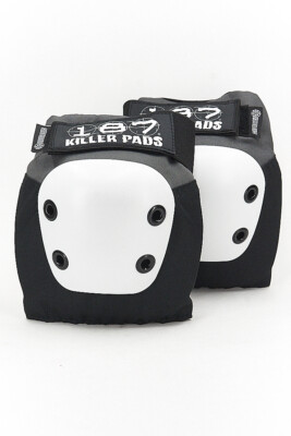 187 Killer Pads Fly Knee Grey Black White