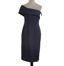 Eliza J One Shoulder Sheath Dress Size: 8