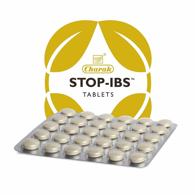 Charak Pharma StopIBS Tablets for Irritable Bowel Syndrome 30 Tab Pack