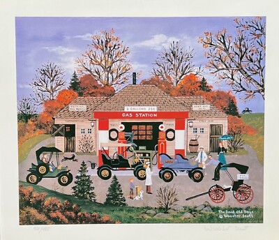 Jane Wooster Scott THE GOOD OLD DAYS Hand Signed Limited Edition
