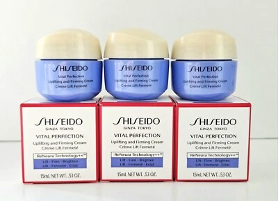 Shiseido Vital Perfection 45 ml Uplifting and Firming Cream ( 3x 15 ml )