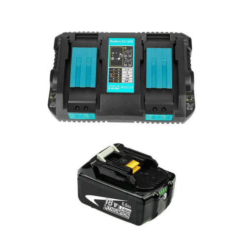 18 V für Makita BL1850B Akku BL1830B BL1860B BL1815 DC18RD Dual-Ladegerät 5 Ah UK - Bild 21 von 23