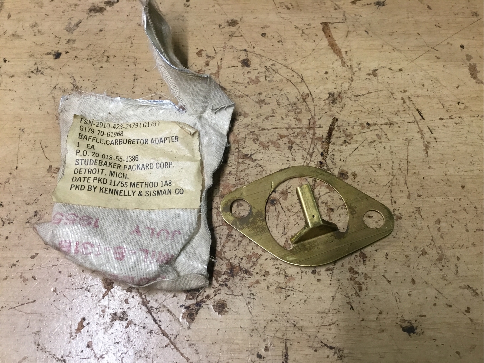 M29/C Studebaker Weasel Baffle, Carburetor Adapter To Manifold eBay