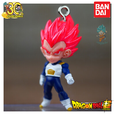 Gashapon Dragon Ball Super UDM BURST 35 VEGETA SS GOD RED Bandai DBZ FIGUR