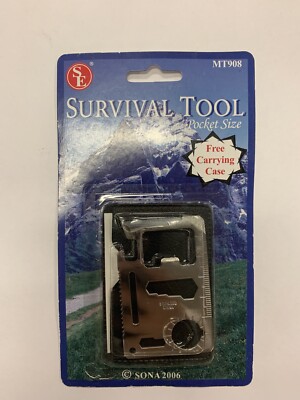 Sona Pocket Size 11-in-1 Survival Tool - MT908