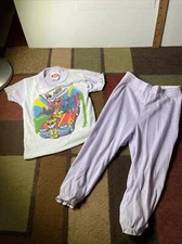 Wild Puffalumps 1987 PCA Apparel Pajamas 3T Vintage Rare Sample