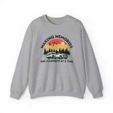 Camping Making Memories Camper Motorhome RV Outdoors Nature Unisex Sweatshirt