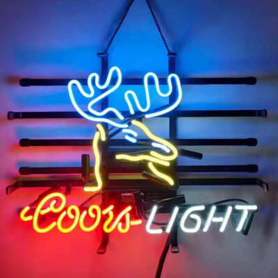 Deer Head Neon Sign Home Bar Pub Man Cave Restaurant Wall Decor  17X14