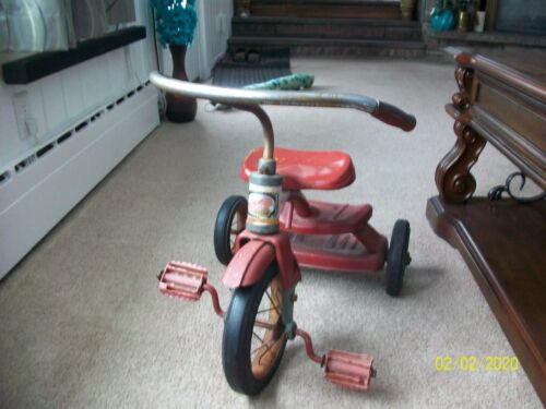 Vintage Columbia Red Tricycle 50s-60s Era - Picture 1 of 4